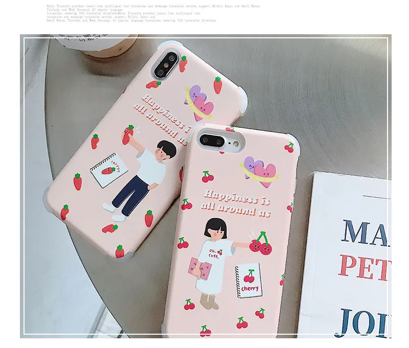 Boy Girl Hard Acrylic Case For iPhone 8 8plus 7 7 Plus Phone Case For iphone 6 s 6s Plus X XR XS Max Cases Cover Funda Capinha   (11)