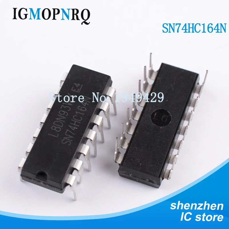 10pcs free shipping SN74HC164N 74HC164 74HC164N DIP 14 Counter Shift ...