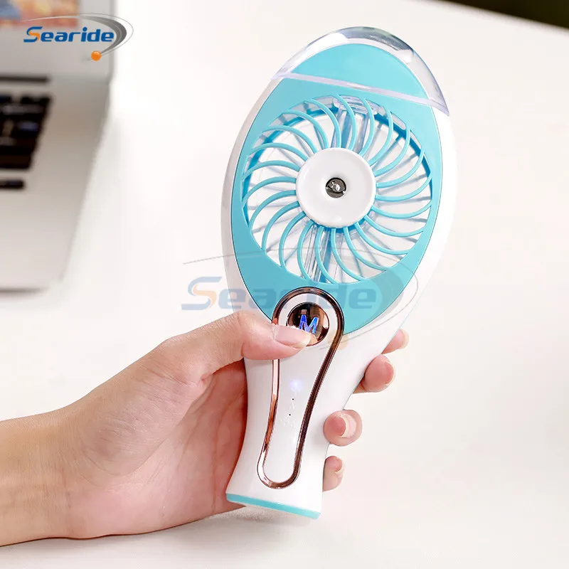 

1Pcs The Two Generation of High Quality Beauty Handheld Portable Rechargeable Mini Mini Spray Humidifier Air Conditioning Fan