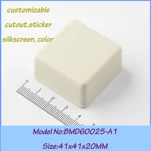 20 pcs free shipping41x41x20 mm consumer electronics instruments case power distribution enclosures small plastic boxes