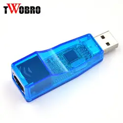 Синий USB к RJ45 10/100 Mbps Ethernet сетевой карты сетевой адаптер USB адаптер сети LAN RJ45 карты для портативных ПК win7 Andriod Mac