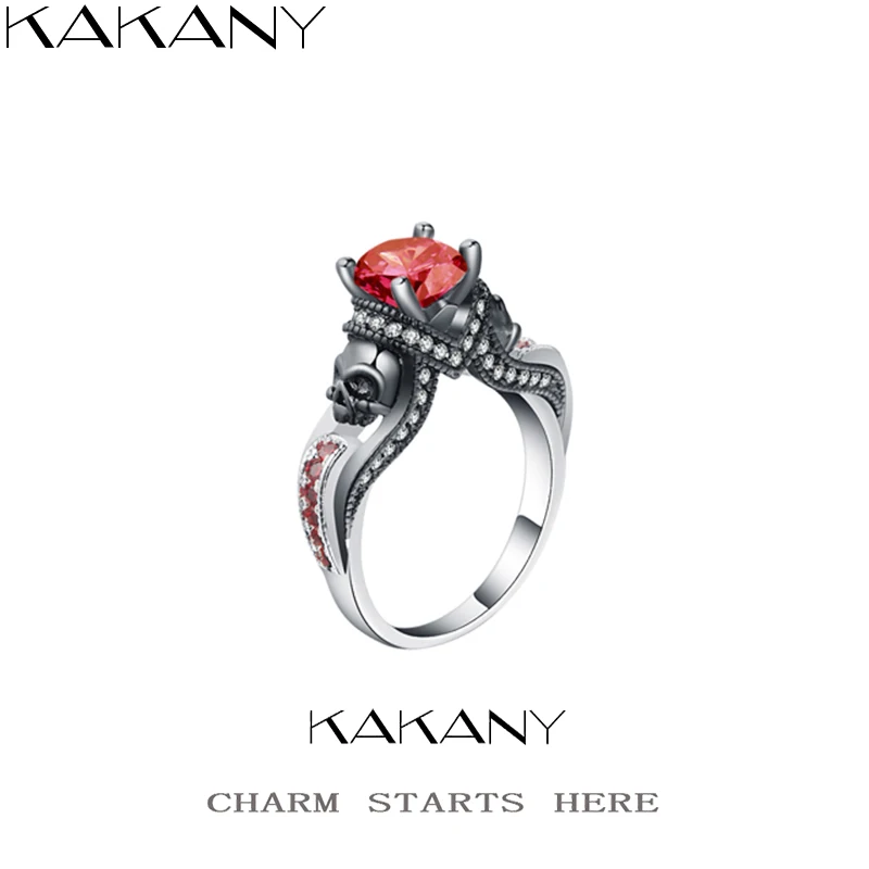 

Kakany 925 Creative Personality Shantou Zircon Ring Personality European And American Fashion Women's Fashion Jewelry