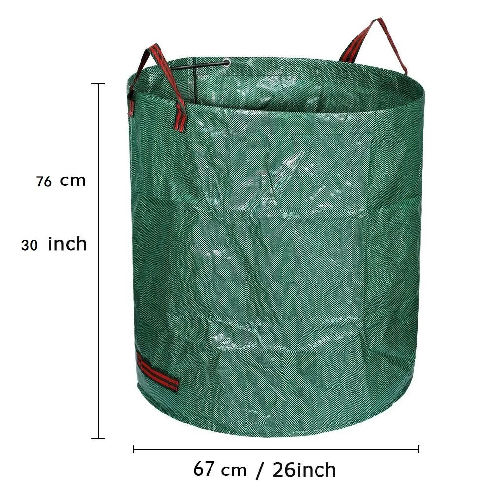 Мешок для садовых отходов 272 л высокопрочный полипропилен с одной стороны ламинирования 150 gms водостойкий хороший дизайн легко носить с собой