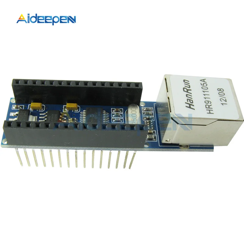 Мини Nano ENC28J60 Ethernet Щит Модуль микрочип HR911105A Ethernet веб-сервер плата модуль для Arduino Nano 3,0 платы