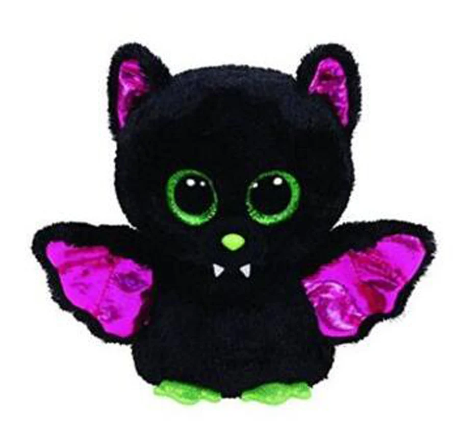 Ty Beanie Boos серый Кот плюшевая кукла девочка подарок на день рождения Единорог Сова собака лиса 15 см большие глаза Плюшевые животные и плюшевая кукла - Цвет: 012