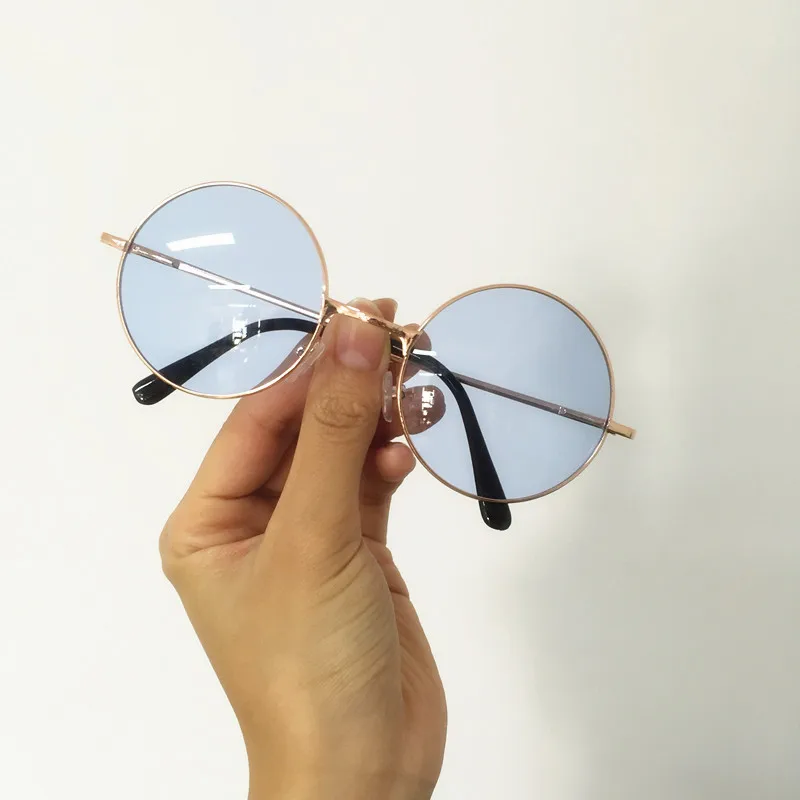HBK Мода круглые маленькие брендовые крутые Солнцезащитные очки женские солнцезащитные очки зеркальные очки женские очки Occhiali da sole