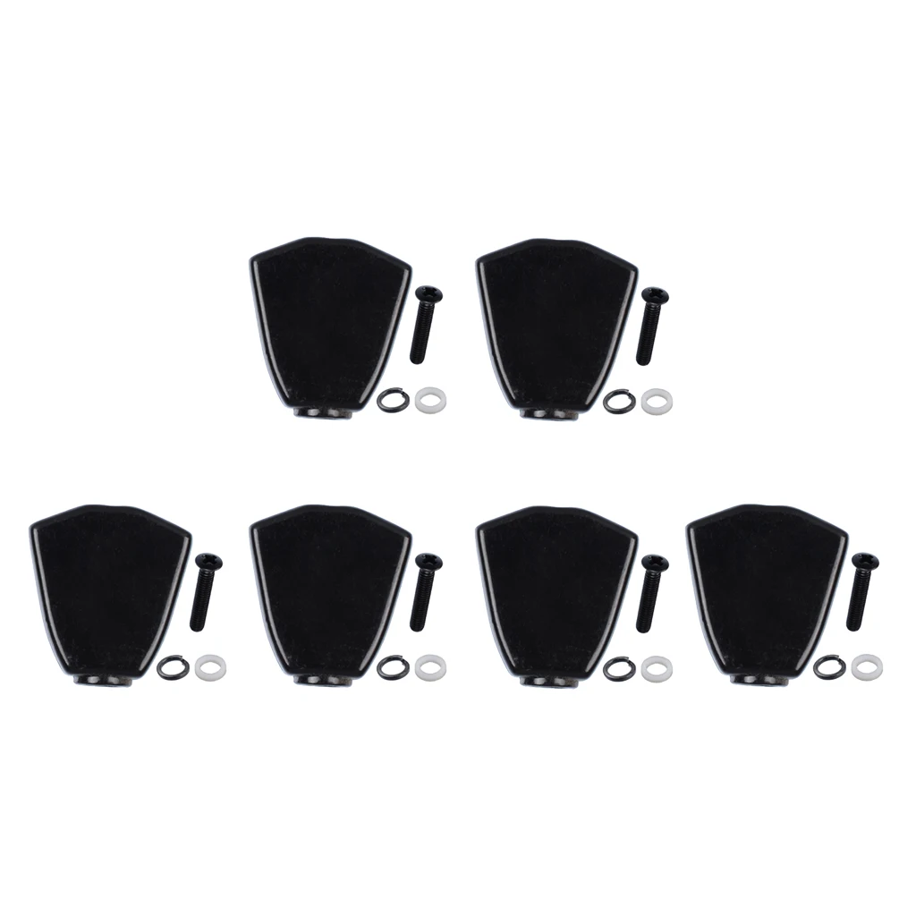 6 Sets Electric Guitar Tuning key Knob Button Screws Spring Washer Replacement Accessory for Guitar Machine Head Tuning Peg