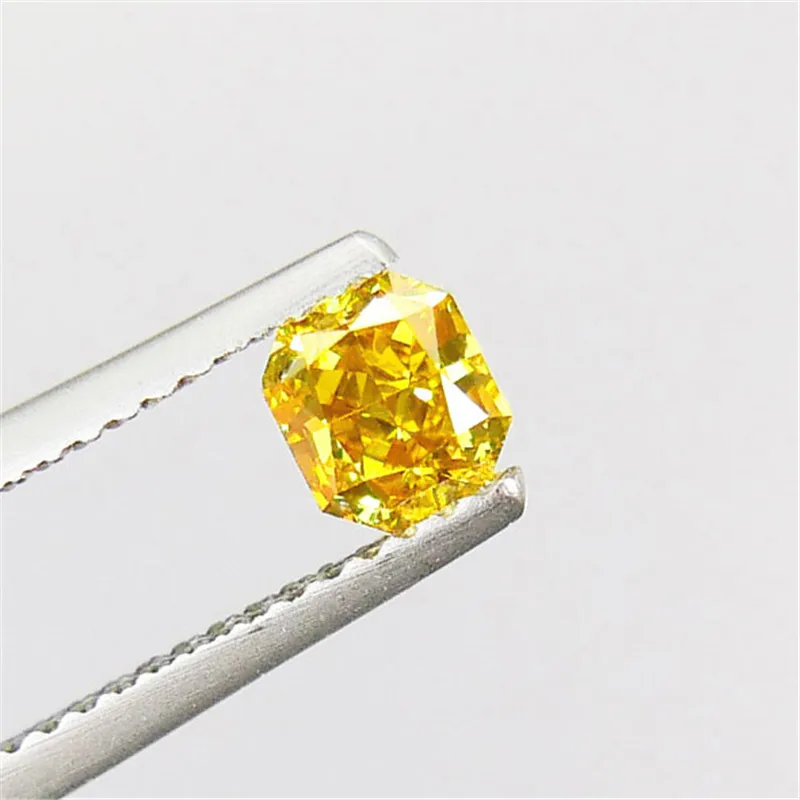 

0.57 carat Natural Fancy Intanse Yellow Diamond Loose Gemstone GIL