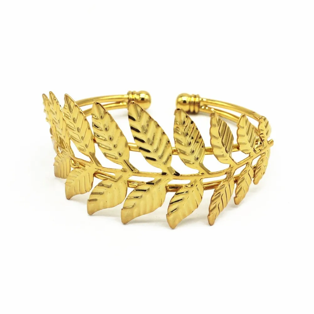 SEA-MEW-1PCS-40-42mm-Fashion-Metal-Copper-Plant-Leaf-Bangles-Charm-For-Women (3)
