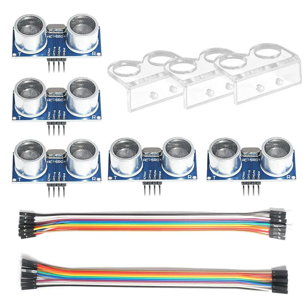 Модуль ультразвукового датчика HC-SR04 расстояние Сенсор с монтажным кронштейном для Arduino UNO Mega R3 Mega2560 rapsberry Pi 3