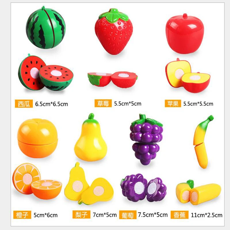 Игрушки для детей, 9 шт., игрушки для резки фруктов, овощей, ролевые детские игрушки, развивающие игрушки