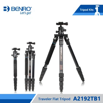 

Benro A2192TB1 Tripod Auminium Tripods Flexible Monopod For Camera B1 Ball Head Carrying Bag Max Loading 12kg DHL Free Shipping