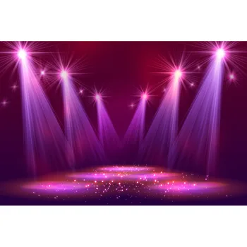 

Vinyl Photography Background Bright Stage Computed Printed Party Backdrops for Photo Studio F-3067