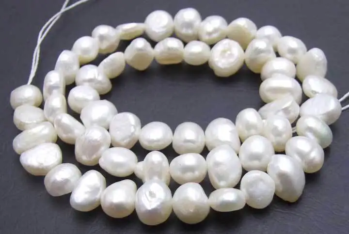

SALE 4-5mm Natural Freshwater BAROQUE Pearl Loose Bead 14" can select Colour