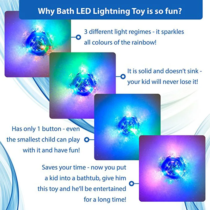 Light-up Toy Waterproof Bath for Kids Durable for Baby and Girls Toddler Toys Children Water Gift Toys Educational Boat Pool Fun Light-up Toy Waterproof Bath for Kids Durable for Baby and Girls Toddler Toys Children Water Gift Toys Educational Boat Pool Fun