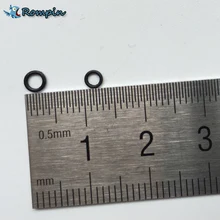 Rompin 100 шт. Рыбная ловля карпа быстрая смена круглая Установка кольцо рыболовные снасти уплотнительные кольца 3,1 мм& 3,7 мм