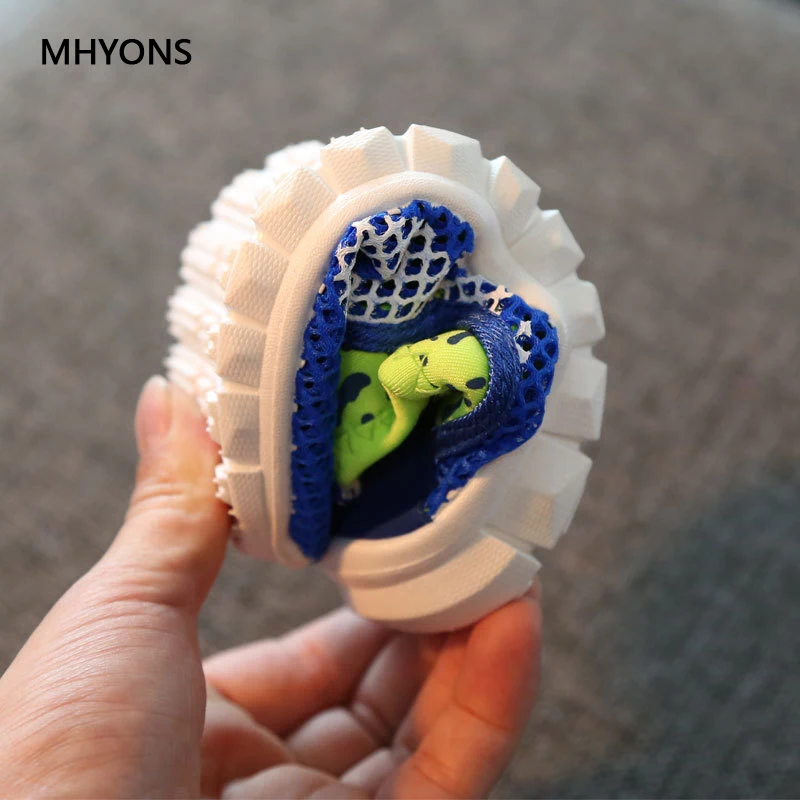 MHYONS 2019 весна и осень слипоны воздушная сетчатая обувь смешанных цветов модные