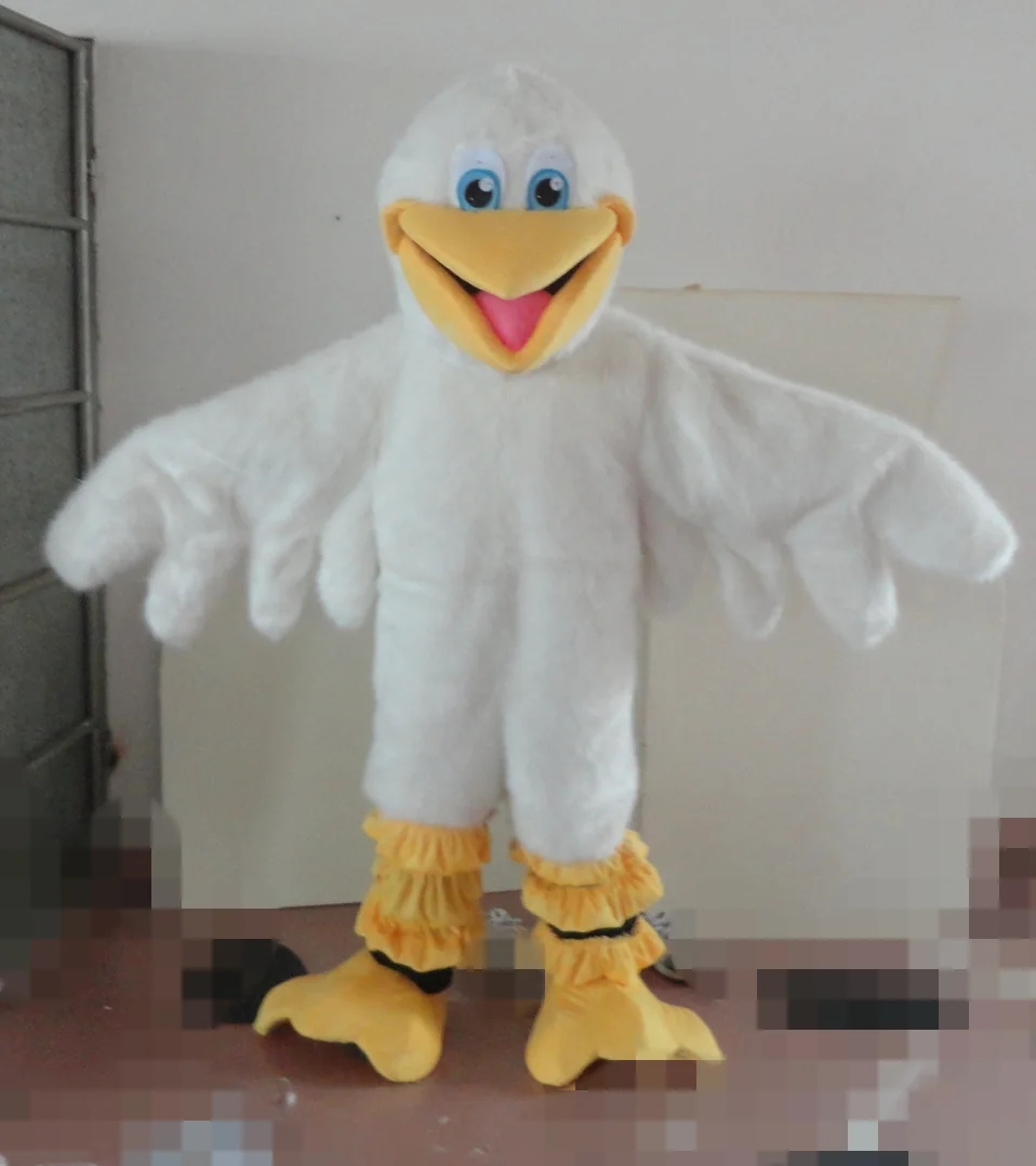 

big wing white bird mascot costumes dance bird costumes