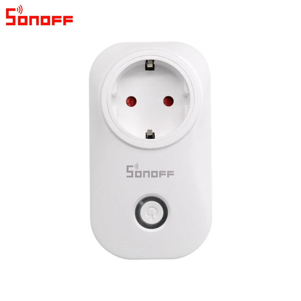 Itead Sonoff S20 умная WiFi розетка CN AU UK US EU вилка беспроводной пульт дистанционного