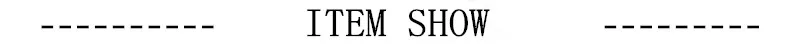 ITEM SHOW