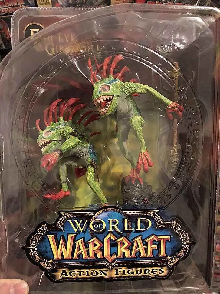 WOW World Murloc ПВХ фигурка новая Аниме Фигурка Коллекционная модель игрушки - Color: Green