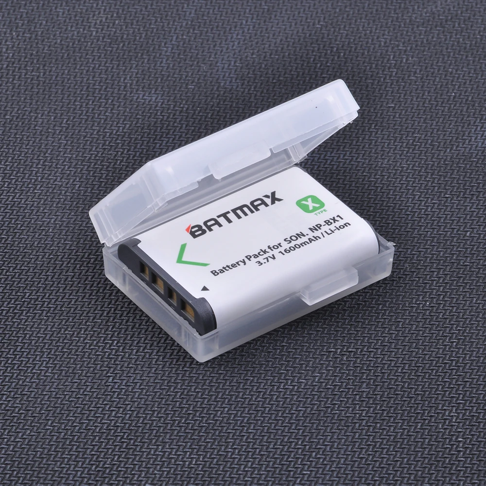 Аккумуляторы Batmax 4x NP BX1 NPBX1 + зарядное устройство USB с ЖК дисплеем для Sony DSC RX1 RX100 AS100V