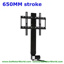TV lift TV stand TV mounts 110-240V AC input 650mm 26inch stroke with remote and controller and mounting parts TV lift TV stand TV mounts 110-240V AC input 650mm 26inch stroke with remote and controller and mounting parts