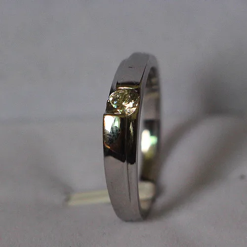 

Reliable High Quality 925 Sterling Silver Men Ring 0.25Ct Diamond Ring Elegant Solitaire Men Jewelry