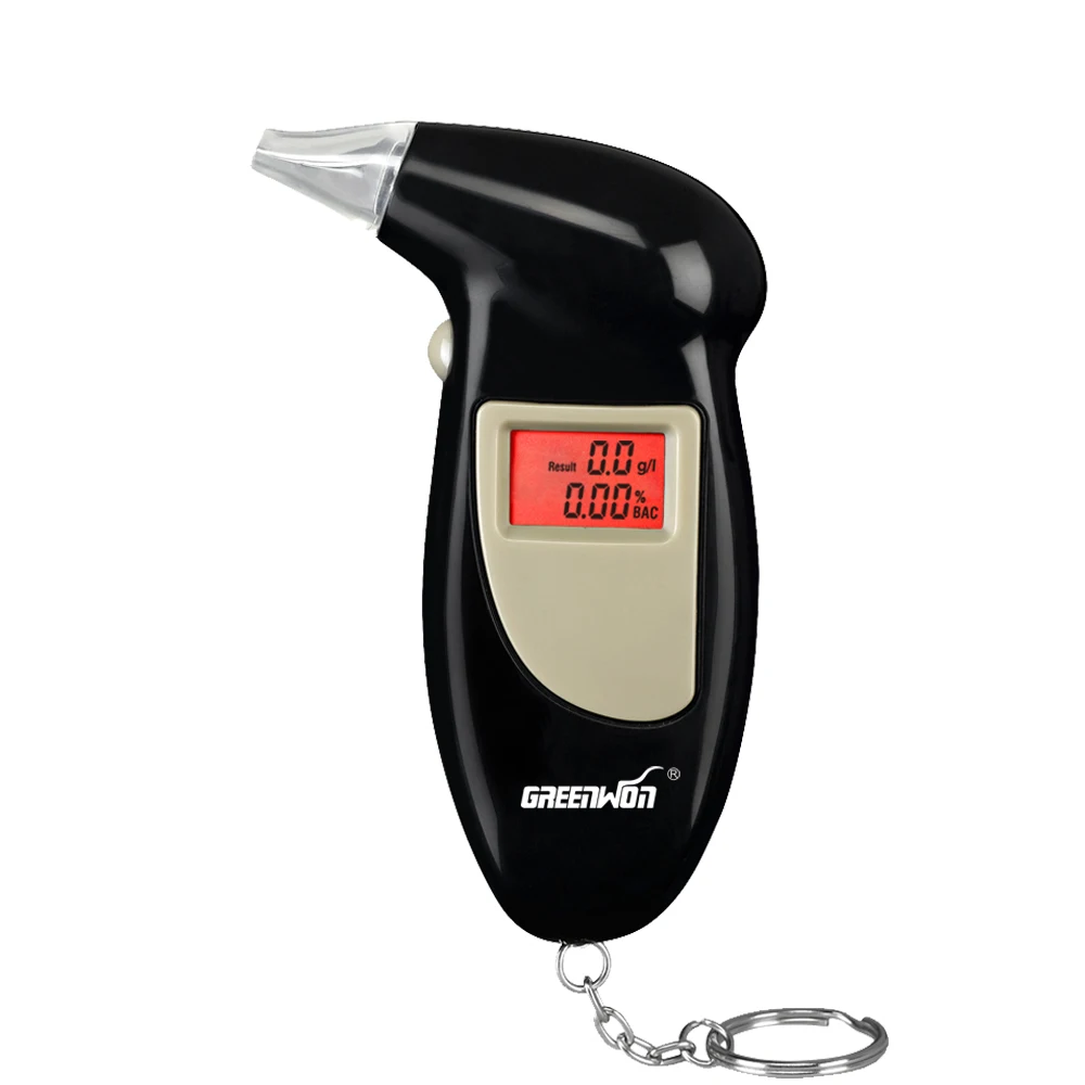

GREENWON Portable Breath Alcohol Tester Audible Alert Digital Breathalyzer Alcoholicity Tester Alcohol Detector