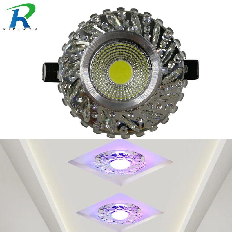 

RiRi won led Ceiling Lamp Downlight Wall Mount Light Modern Corridor Mirror light Aisle Veranda Lighting Down Crystal Surface Mo