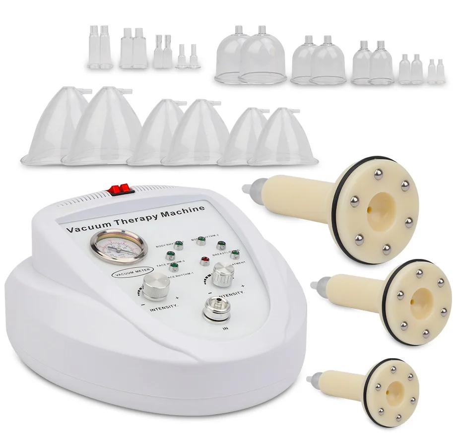 

2018 Hot sale Vacuum Therapy Machine Desktop lifting buttocks Massage sucking cupping Nursing Breast Enhancer Instrument CE app.