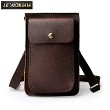 Мода Crazy Horse кожа многофункциональный крюк Кроссбоди сумка мессенджер чехол для сигарет " телефон сумка поясной ремень сумка 021w