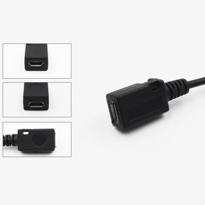 2 в 1 OTG Micro USB хост Мощность Y сплиттер USB адаптер к Micro 5 Pin Мужской Женский кабель HSJ-19