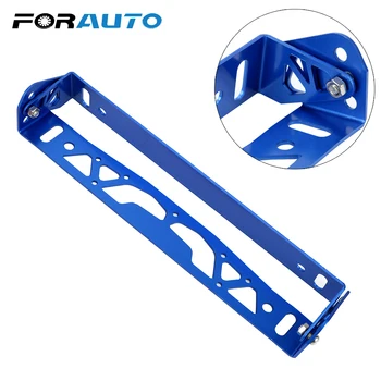 

FORAUTO Car License Plate Frame Power Racing License Plate Holder Car Styling Aluminum Universal Adjustable Angle
