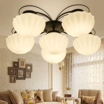 

Veayas American country living room light ceiling light modern minimalist led European iron atmosphere dining room bedroom light