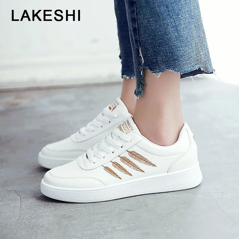 Women Sneakers Embroidery Women Causal Shoes White Summer Female Sneakers 2018 Lace Up Comfortable Ladies Shoes Women Sneakers Embroidery Women Causal Shoes White Summer Female Sneakers 2018 Lace Up Comfortable Ladies Shoes