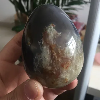 

Anniversary Promotion 365g Natural Healing Agate Egg Stone The One and Only Agate Stone BH769