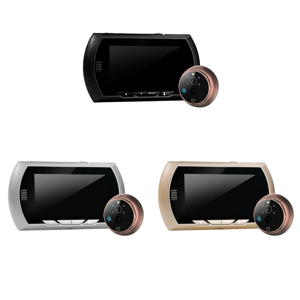 

4.3" TFT LCD Digital Peephole Door Viewer Camera PIR Motion Detection Doorbell IR Night Vision Security Camera Cam