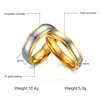 ZORCVENS New Fashion Jewelry His & Her's Polishing Center Step Edge Tungsten Carbide Wedding Band Ring for Woman Men ► Photo 2/6