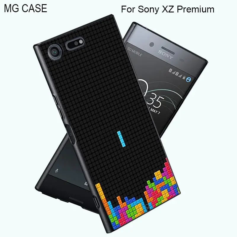 Чехол для sony XZP Забавный тетрис миров DIY телефон чехлы XZ Премиум Xperia X XA Z5Premium Z5 мода
