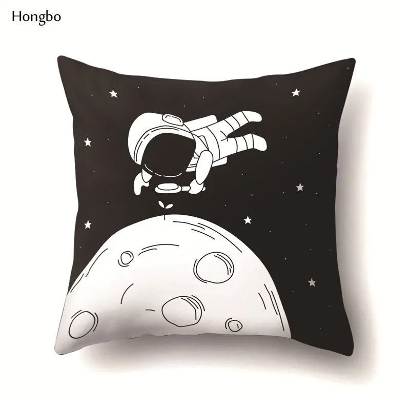 Hongbo Мода Астронавт креативный чехол для подушки с принтом наволочки Подушка Чехлы для дивана наволочки Cojines
