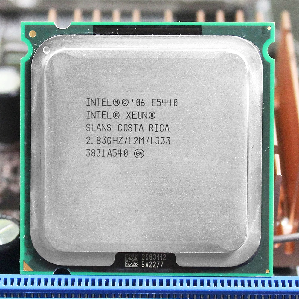 Процессор INTEL XEON E5440 процессор INTEL E5440 LGA 775(2,83 ГГц/12 МБ/1333 МГц/четырехъядерный) Процессор работает на материнской плате g41 LGA775