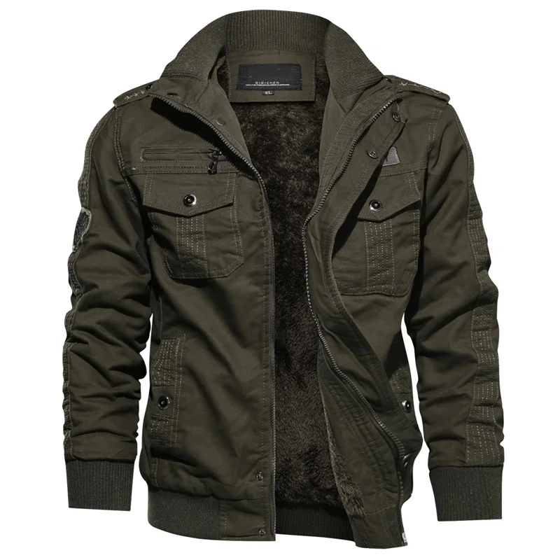 M-6XL LetsKeep, зимняя флисовая куртка-бомбер, мужские значки, военные армейские куртки, пальто, мужские тактические парки, верхняя одежда, большие размеры, MA498