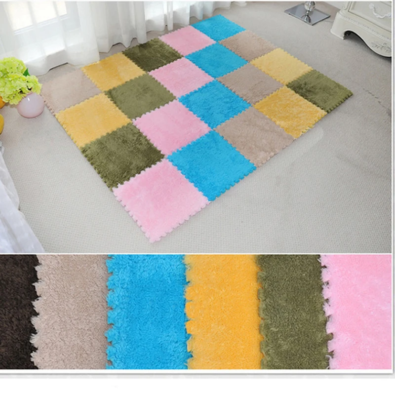 8Pcs 30x30cm Puzzle carpet baby play mat floor puzzle mat children foam