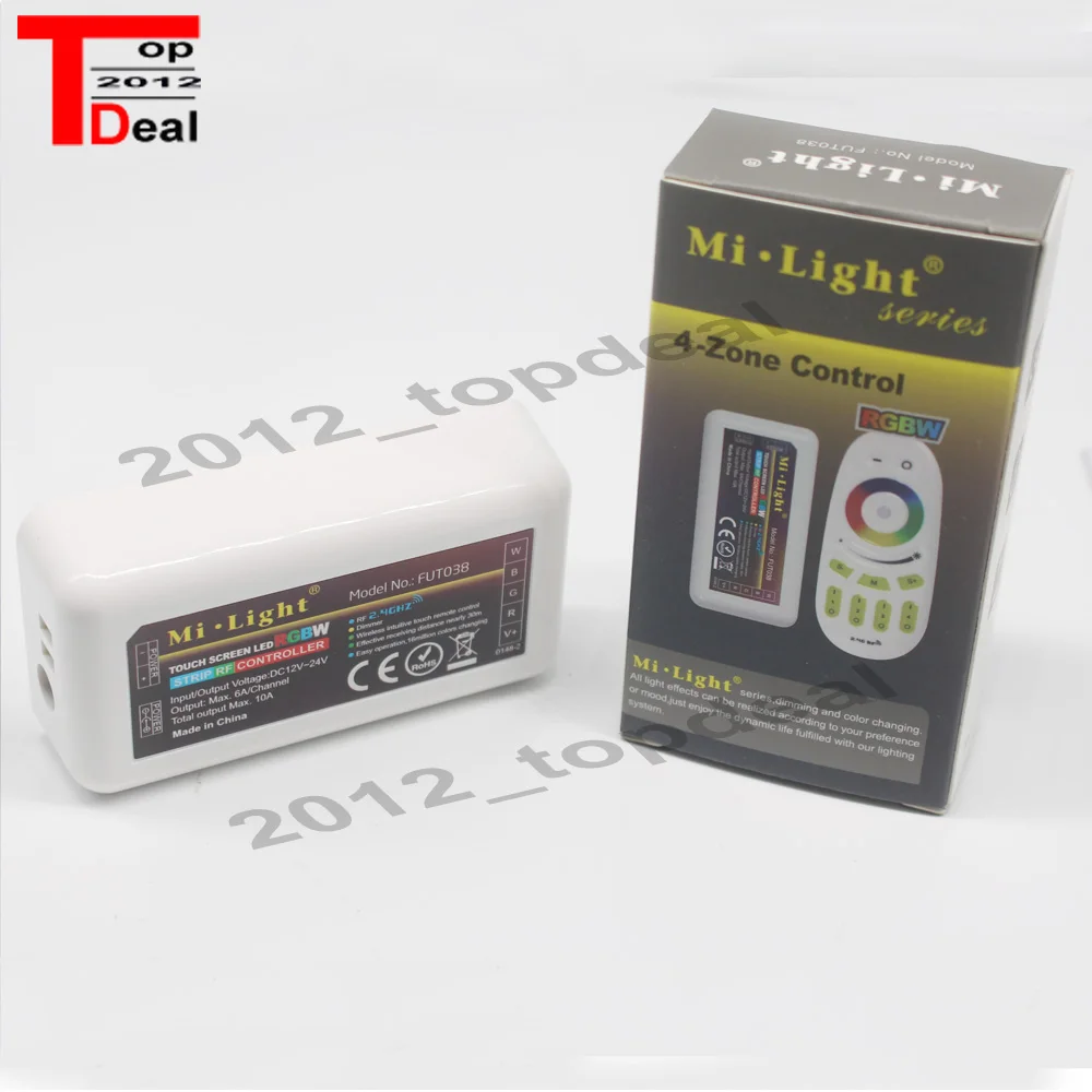 

Milight 2.4G wireless 4 Zone wifi RF dimmer mi.light remote Controller for 5050 3528 3014 RGBW RGB RGBWW strip light
