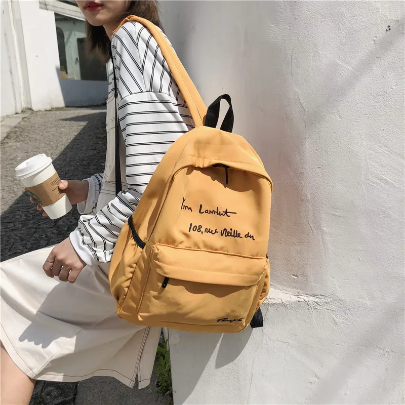 

2019 Female High Quality Canvas Travel Backpack Women Mochila Feminina Sac A Dos Back Pack School Bags For Teenage Girl Rucksack