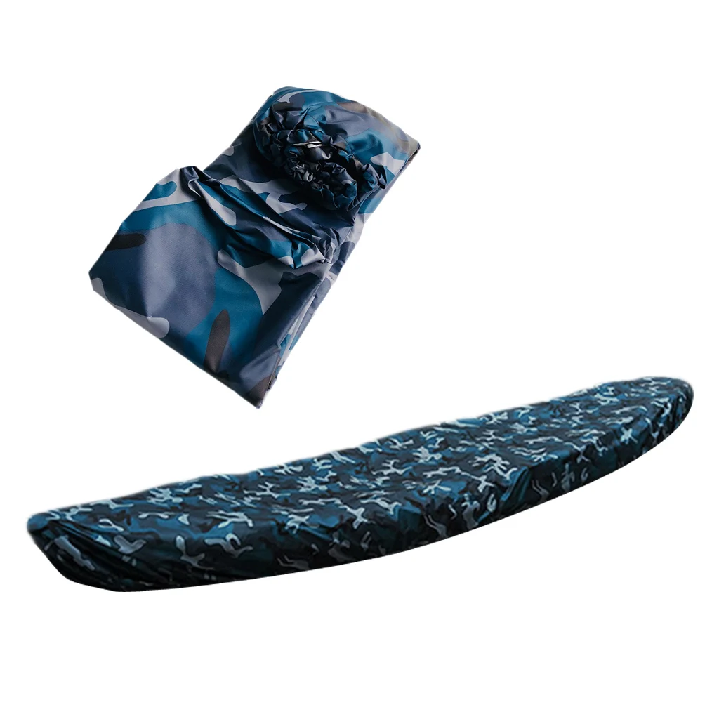 2.1-6.5 Meters Kayak Canoe Storage Dust Cover Waterproof UV Sun Protection for 8 Sizes Range Fishing Boat Kayak Canoe