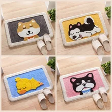 Милый Коврик для ванны с мультипликацией двери напольный коврик коврики креативный абсорбирующий мягкий ковер Гостиная Ванная комната Декор для кухни Прямая поставка