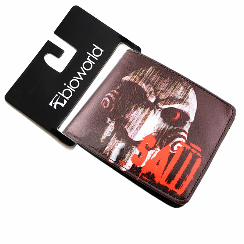  Saw Puppet Legend of Zelda Dota 2 Wallet Sesame Street Suicide Squad Super mario Purse Logo Credit 