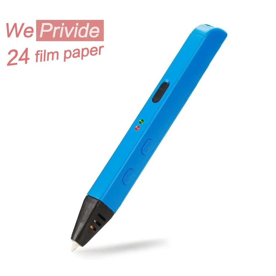 

Creative 1.75mm ABS/PLA DIY Smart 3D Printing Graffiti Pen 3D Pen Painting Drawing Pen Handle+Filament +Adapter For Kids Design